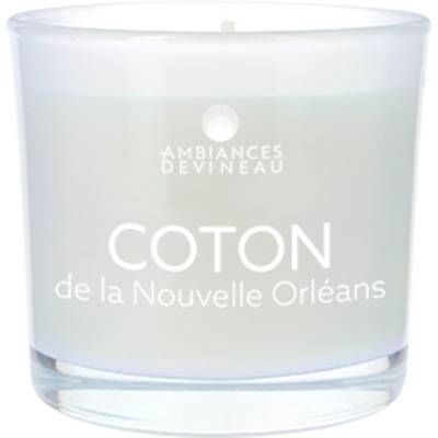 Ambiances Devineau Bougie verre parfum Coton de la Nouvelle Orléans
