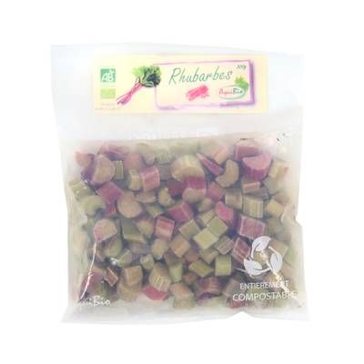 Aquibio Rhubarbe Bio en morceaux, 300g