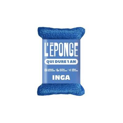 Inga Éponges lavante bleue, 1 éponge