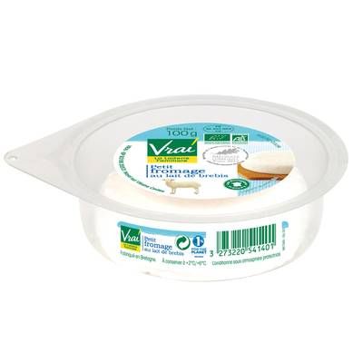 Vrai Brebis frais Bio 50% M.G, 100g