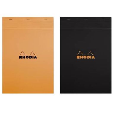 Rhodia Un Bloc-notes A4 21x29,7 cm petits carreaux N°18, 160  pages