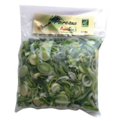 Aquibio Poireaux découpés bio, 450g
