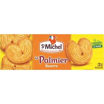 St Michel Palmier au beurre fin et croustillant 2x6, 87g