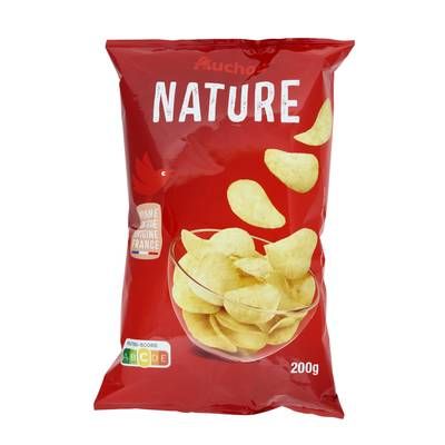 Auchan Chips nature, 200g