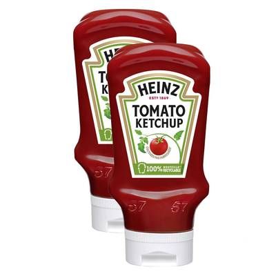 Heinz Tomato Ketchup Top Down, Lot de 2x460g