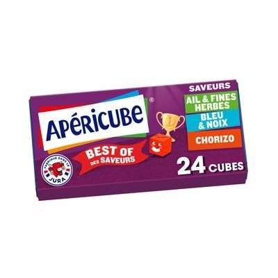 Apéricube Minis fromages Best of, 24 cubes - 125g