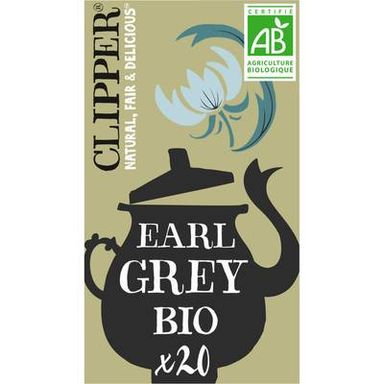 Clipper Thé noir Earl Grey Bio, 40g