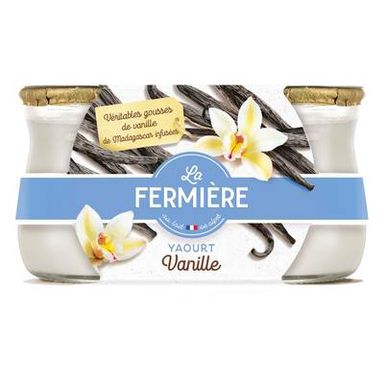 La Fermière Yaourt Vanille, 2x140g