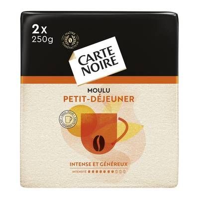 Carte Noire Café Moulu Petit Déjeuner, 2x250g