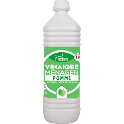 Phébus Vinaigre de nettoyage 9,5° senteur pomme, 1L