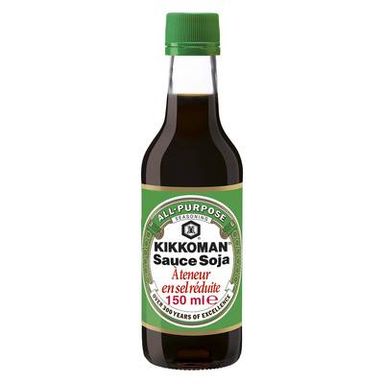 Kikkoman Sauce soja salée à teneur en sel réduite, 25cl