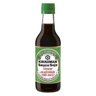 Kikkoman Sauce soja salée à teneur en sel réduite, 25cl