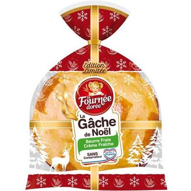 La Fournée Dorée Gâche de Noël, 800g