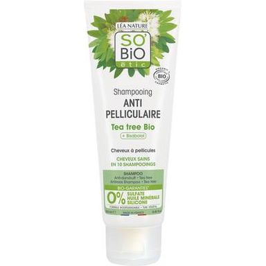 So'Bio Shampooing anti-pelliculaire tea tree Cosmébio, 250Ml
