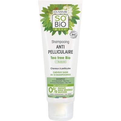 So'Bio Shampooing anti-pelliculaire tea tree Cosmébio, 250Ml