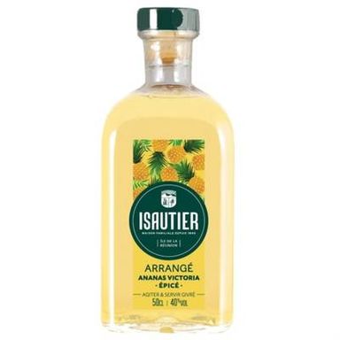 Isautier Rhum arrangé Aananas Victoria épicés, 50cl