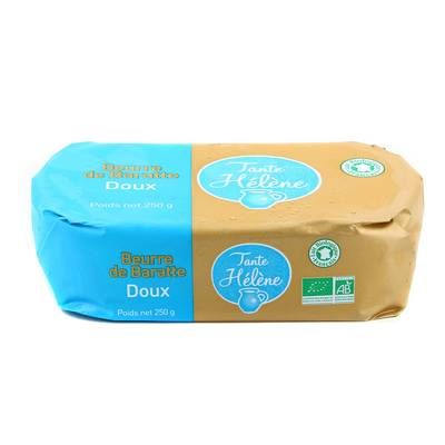 Tante Hélène Beurre bio doux de baratte, 250g