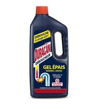 Ouragan Gel déboucheur, 1l