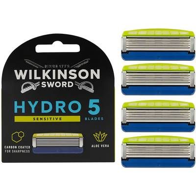 Wilkinson Lames de rasoir Hydro 5 Sensitive, 4 lames