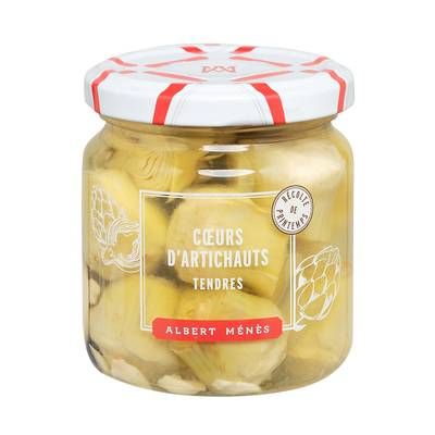Albert Ménès Coeurs d'artichauts à l'ail, 120g