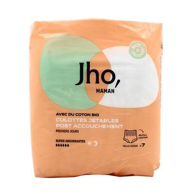 JHO Culottes jetables post-accouchement, 7 culottes