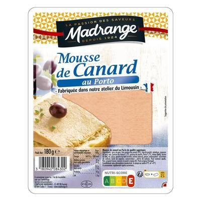 Madrange Mousse de Canard au Porto, 180g