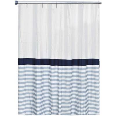 Arvix Rideau de douche textile imprimé -Honfleur, 1 rideau