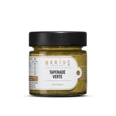 Marius, L'Épicerie Inspirée Tapenade d'olives vertes, 100g