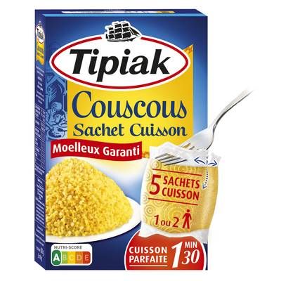 Tipiak Couscous en sachet cuisson, 5x100g