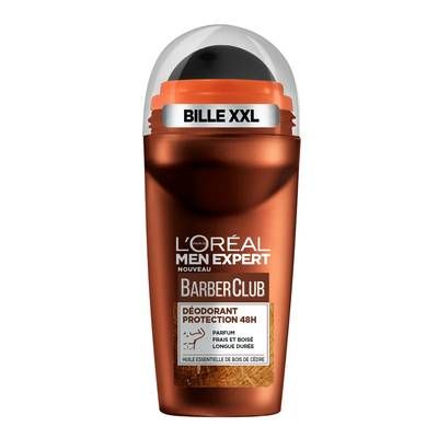 Men Expert Déodorant bille homme Huile essentielle de Bois de Cèdre Barber Club, 50ml