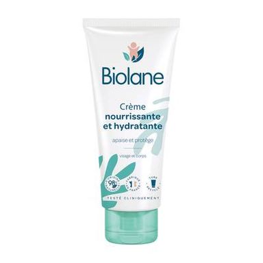 Biolane Crème nourrissante et hydratante visage et corps, 100ml