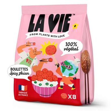 La Vie Boulette Végétale Spicy Asian, 200g