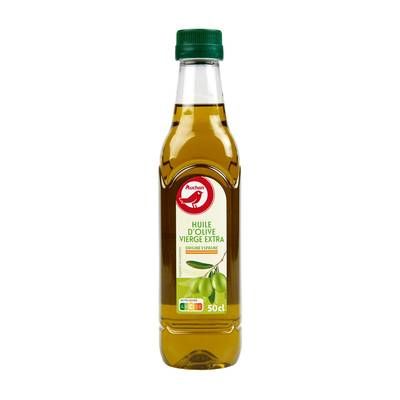 Auchan Huile d'Olive vierge extra origine Espagne bouteille plastique, 50cl