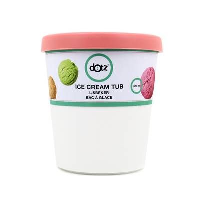 Dotz Bac à glace couleur framboise, 900ml