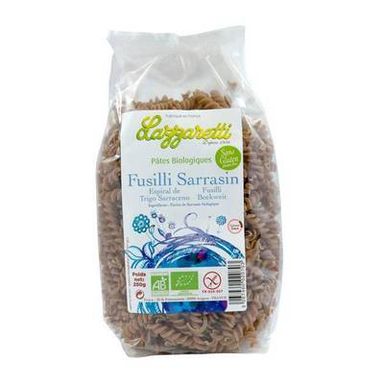 Lazzaretti Fusilli 100% Sarrasin Bio sans gluten, 250G