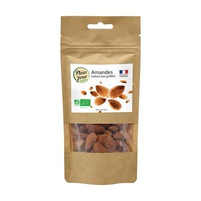 Plein Jour Amandes Française Nature, Bio, 90g