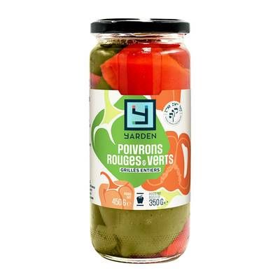 Yarden Poivrons rouges et verts grillés entiers, 450g