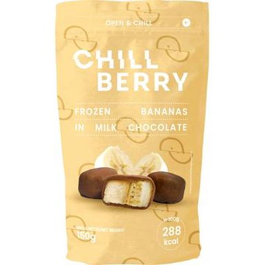 Chill Berry  Banane enrobée de chocolat au lait, 150g