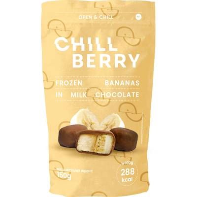 Chill Berry  Banane enrobée de chocolat au lait, 150g