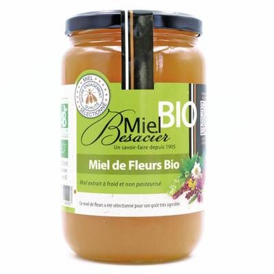 Miel Besacier Miel de fleurs biologique, 1kg