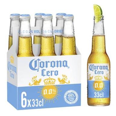Corona Bière blonde 0.0°, 6x33cl