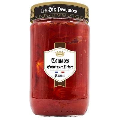 Les Six Provinces Tomates Entières Pelées de Provence, 660g
