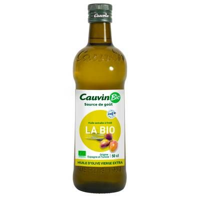 Cauvin Huile d'Olive Vierge Extra Bio, 50cl