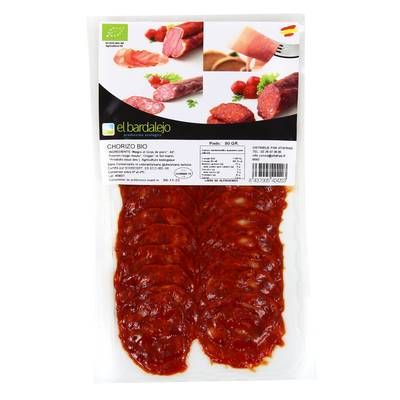 El Bardalejo Chorizo Tranché Bio, 80g