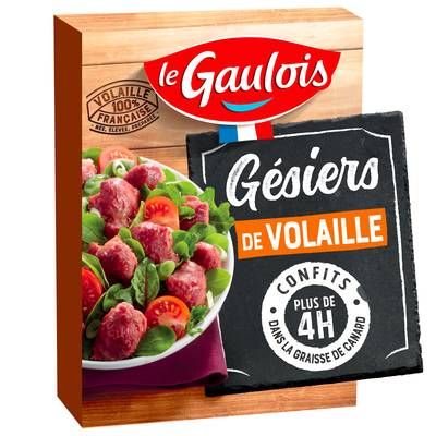 Le Gaulois Gésiers de Volaille Confits, 300g