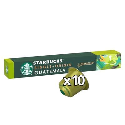 Starbucks Café Capsules Guatemala Intensité 5 Compatible Nespresso, 10 capsules