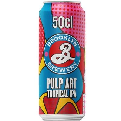 Brooklyn Bière blonde IPA tropical pulp art 6°, 50cl