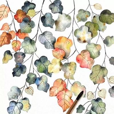 Paperproducts Design Serviette en papier Bright Fall, 20 serviettes de 33 x 33 cm