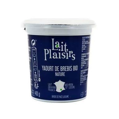 Lait Plaisirs Yaourt bio de brebis, 400g