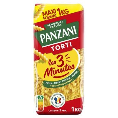 Panzani Pâtes Torti Cuisson rapide, 1kg